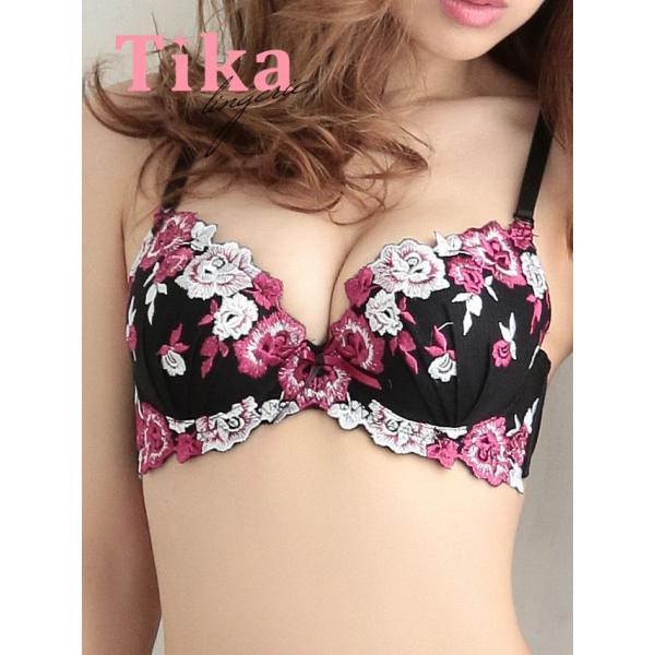 下着女性 上下セット レディース 勝負下着 女性下着 下着セット かわいい下着 下着 下着通販 ランジェリー Tika ティカ 豪華 ローズ刺繍 ブラ ショーツ セット Buyee Buyee Japanese Proxy Service Buy From Japan Bot Online