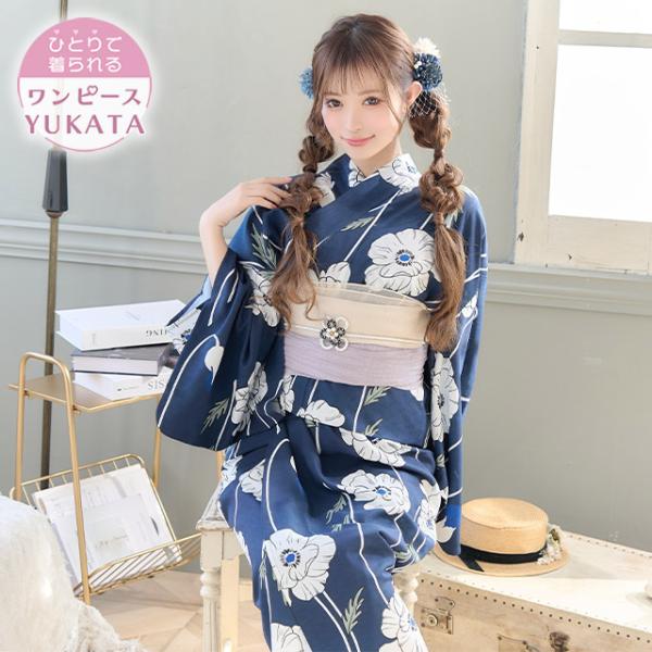 たまねぎさん No.YU21 ハンドメイド女の子2WAY浴衣ワンピース たまねぎさん No.YU21 ハンドメイド女の子2WAY浴衣ワンピース