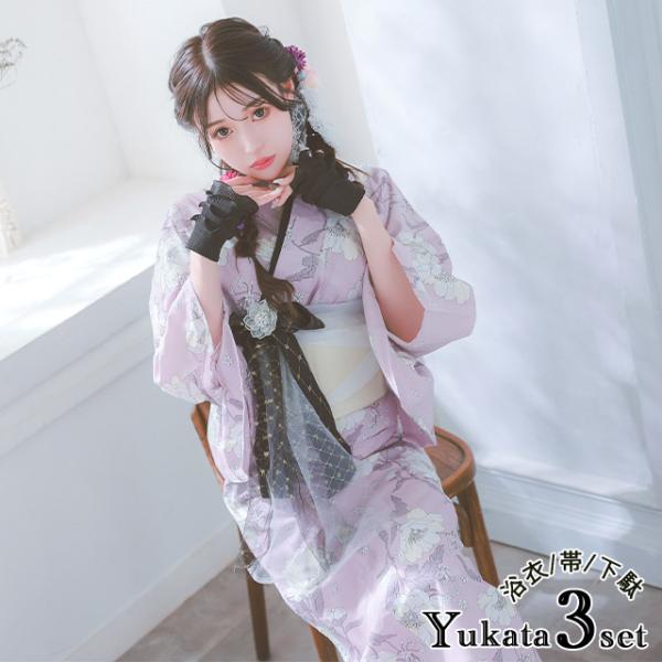 Tika（ティカ） 浴衣 レディース セット レトロ 20代 30代