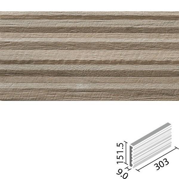 中古　エコカラット　ビンテージオーク　303×151 9枚のみ エコカラット ビンテージオーク 303×151角平(リブ面) ECP-315/OAK3AN