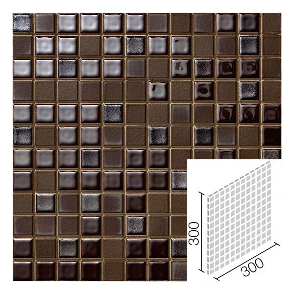 LIXIL INAX インテリアモザイクタイル　5月18日値下げ！ LIXIL（リクシル） インテリアモザイク 雪華(せっか) 25mm角ネット張り