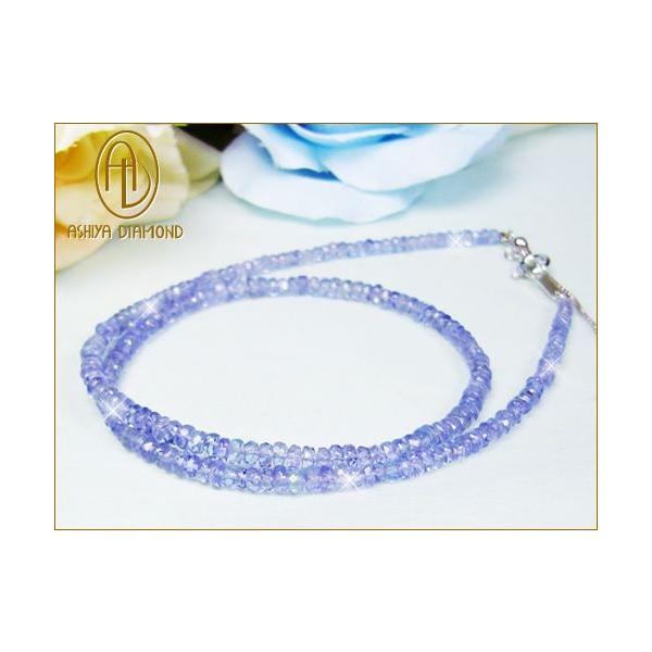 タンザナイト35ct/芦屋ダイヤモンド/ジュエリーネックレス/宝石保証書付silver925 :AD-TANZANITE-NC-40-45cm