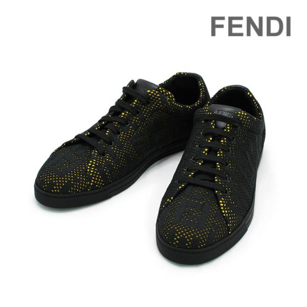 FENDI（フェンディ） スニーカー 7E1476-AHGP-F1FGN ブラック/イエロー 