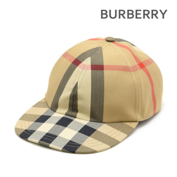 BURBERRY（バーバリー） 23SS キャップ 8068035 チェック メンズ 帽子