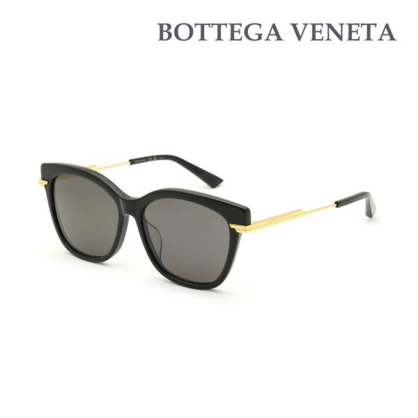 ボッテガヴェネタ BV1296SA 001 サングラスグレー ブラック ゴールド BOTTEGA VENETA（ボッテガ・ヴェネタ） 国内正規品 サングラス