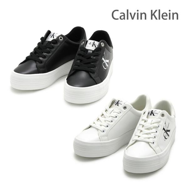 カルバンクライン ジーンズ スニーカー YW0YW00847 BDS ブラック YAF ホワイト レディース シューズ 靴 Calvin Klein Jeans