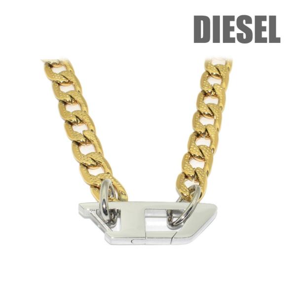 DIESEL（ディーゼル） ネックレス DX1438931 ゴールド/シルバー 