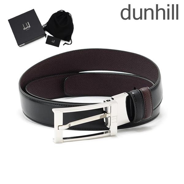 dunhill DUNHILL ダンヒル ベルト HPP265A42 シルバー/ブラック/ワイン  