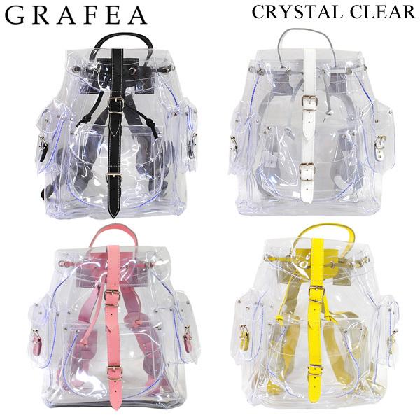 グラフィア バッグ Grafea リュック デイパック Crystal Clear 全4色 透明 バックパック Pvc レザー Grafea Crystalclear タイムクラブ Yahoo 店 通販 Yahoo ショッピング
