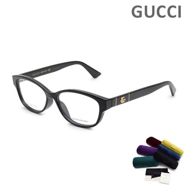 グッチ メガネ 眼鏡 フレーム のみ GG0639OA-001 ブラック アジアンフィット メンズ レディース ユニセックス GUCCI