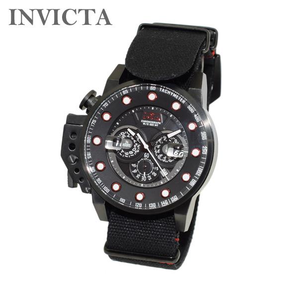 インビクタ 腕時計 INVICTA 時計 18694 I-Force フォース クロノグラフ ブラック ナイロン メンズ インヴィクタ