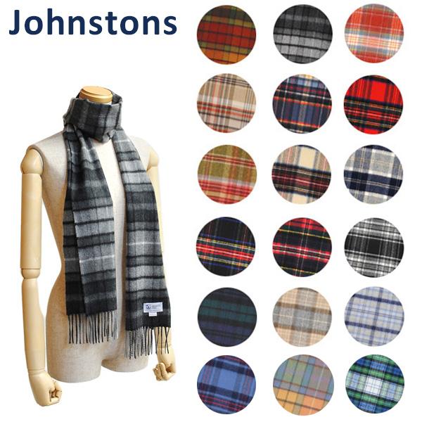 Johnstons ジョンストンズ ストール マフラー Cashmere Tartans