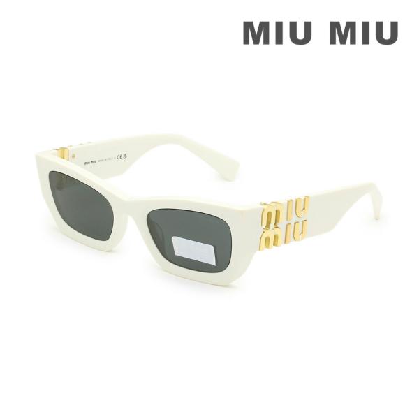 Miu Miu SMU23I サングラス Miu Miu Eyewear オーバルフレーム サングラス | ゴールドトーン