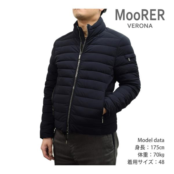 MOORER（ムーレー） 22AW ダウン メンズ RAY-KN DARK BLU ダークブルー