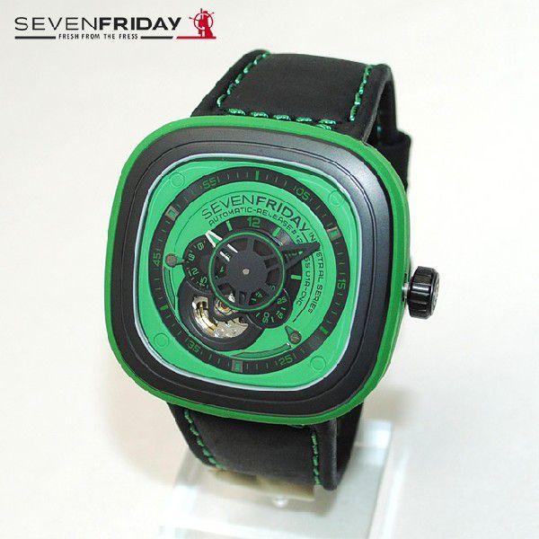 �݌ɏ��� SEVEN FRIDAY �i�Z�u���t���C�f�[�j ���v �r���v SFP1/05 �O���[��/�u���b�N ���U�[ �������� Industrial Essence �������K�i