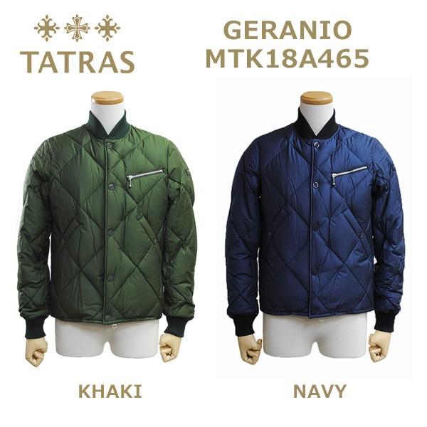 Tatras タトラス ダウンジャケット メンズ メンズ Mtk18a465 Geranio Geranio Khaki カーキ Navy カーキ ネイビー Tatras Mtk18a465 タイムクラブ 店