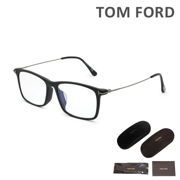 トムフォード メガネ 伊達眼鏡 フレーム FT5758-F-B/V 002 56 TOM FORD
