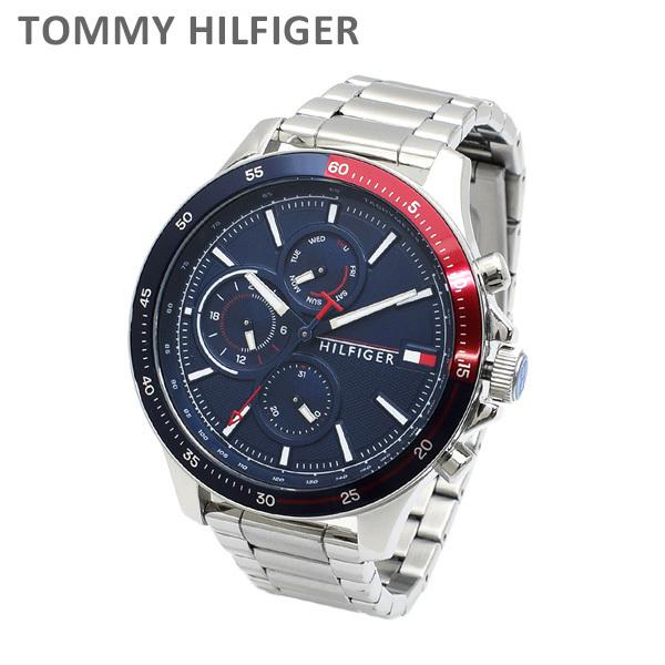 トミーヒルフィガー 腕時計 1791718 ブレス シルバー/ネイビー メンズ TOMMY HILFIGER