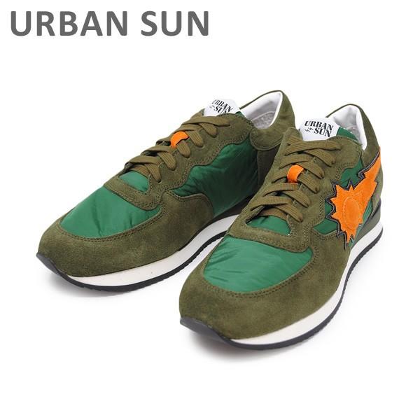 アーバンサン スニーカー ALAIN 102 グリーン URBAN SUN メンズ 