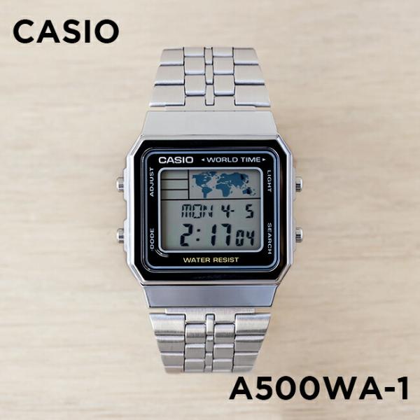 10年保証 日本未発売 CASIO STANDARD カシオ スタンダード A500WA-1 腕時計 時計 ブランド メンズ レディース チープカシオ  チプカシ デジタル 日付 :a500wa-1:TIME LOVERS 通販 