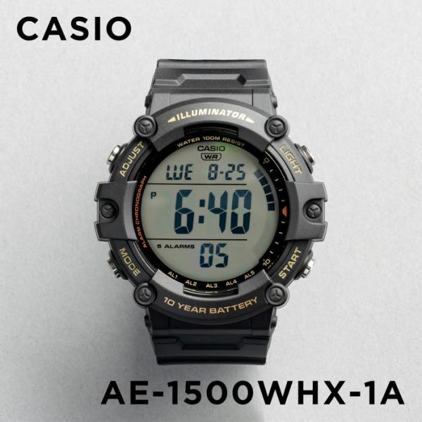 CASIO STANDARD カシオ AE-1500WHX-1A 腕時計 時計 ブランド メンズ レディース チープカシオ チプカシ デジタル 日本未発売 ギフト プレゼント