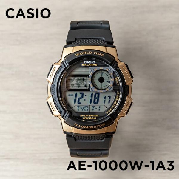 10年保証 送料無料 Casio カシオ スタンダード Ae 1000w 1a3 腕時計 メンズ レディース キッズ 子供 男の子 女の子 チープカシオ チプカシ デジタル 日付 防水