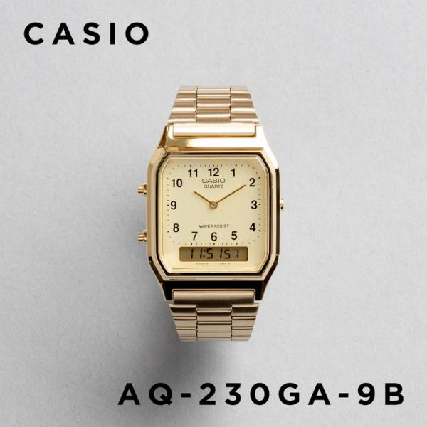 スタンダードアナデジ CASIO STANDARD カシオ AQ-230GA-9B 腕時計 時計