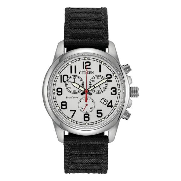 10年保証 送料無料 Citizen シチズン エコドライブ ミリタリー At00 13a 腕時計 メンズ 逆輸入 クロノグラフ アナログ ソーラー ホワイト 白 ブラック 黒 ナイ