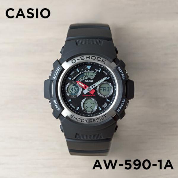 10年保証 CASIO G-SHOCK カシオ Gショック AW-590-1A 腕時計 時計 