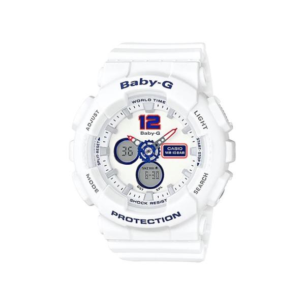 送料無料 Casio Baby G カシオ ベビーg Ba 1tr 7bjf 腕時計 レディース ホワイト 大特価 白 キッズ アナデジ 女の子 子供 防水