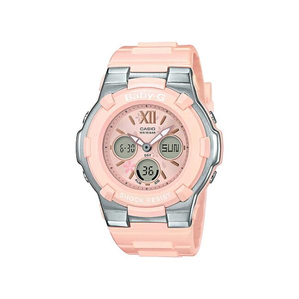 送料無料 Casio Baby G カシオ ついに入荷 ベビーg Bga 110bl 4bjf 腕時計 レディース シルバー ピンク 防水 子供 アナデジ 女の子 キッズ