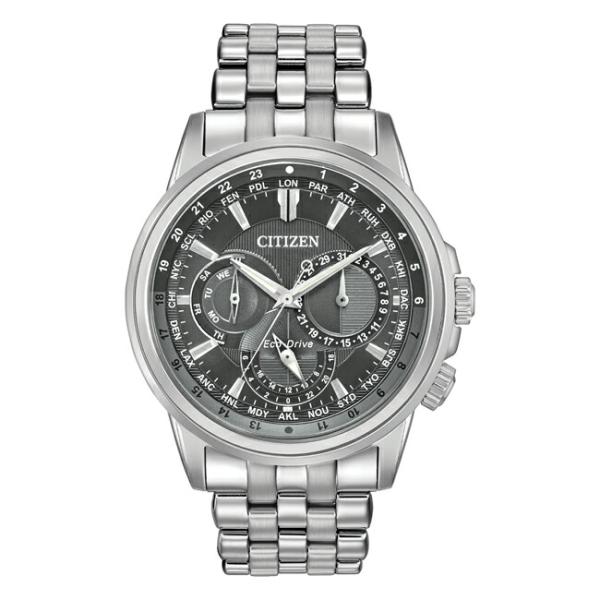 10年保証 送料無料 Citizen シチズン オープニング 大放出セール エコドライブ キャランドゥリエ Bu21 51h 腕時計 海外モデル グレー シルバー メンズ ソーラー アナログ 逆輸入
