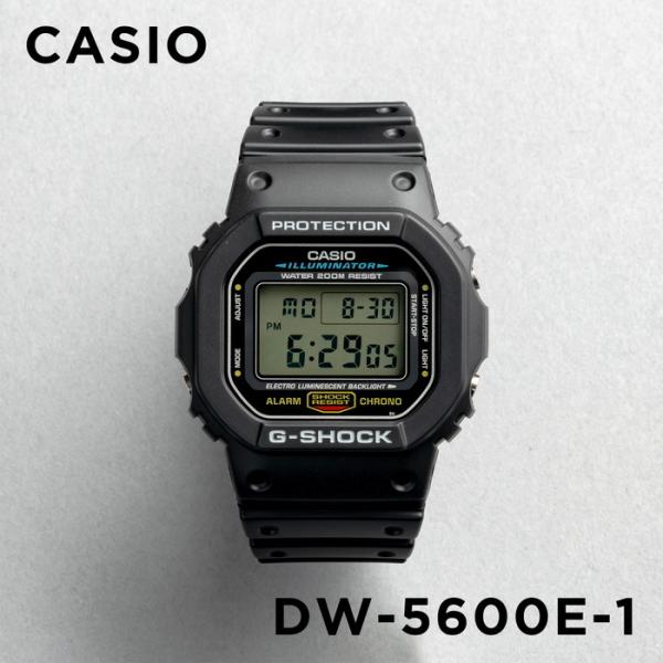 10年保証 CASIO G-SHOCK カシオ Gショック DW-5600E-1 腕時計 時計 