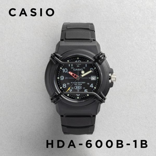 スタンダード（CASIO） CASIO STANDARD MEN カシオ HDA-600B-1B 腕時計