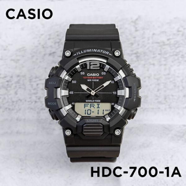 スタンダードアナデジ CASIO STANDARD カシオ HDC-700-1A 腕時計 時計