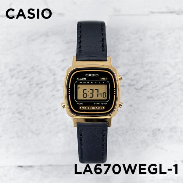 10年保証 Casio カシオ スタンダード レディース La670wegl 1 腕時計 キッズ 子供 女の子 チープカシオ チプカシ
