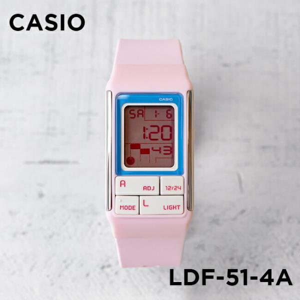 海外限定 10年保証 Casio カシオ ポップトーン Ldf 51 4a 腕時計 レディース キッズ デジタル 子供 水色 海外モデル ピンク 女の子 スカイブルー