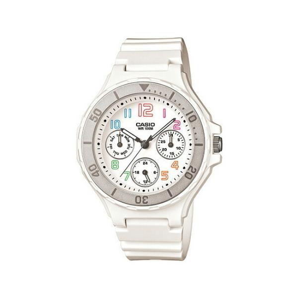 10年保証 送料無料 Casio カシオ スタンダード レディース Lrw 250h 7b 腕時計 キッズ 子供 女の子 チープカシオ チプカシ アナログ 日付 防水 ホワイト 白 海外