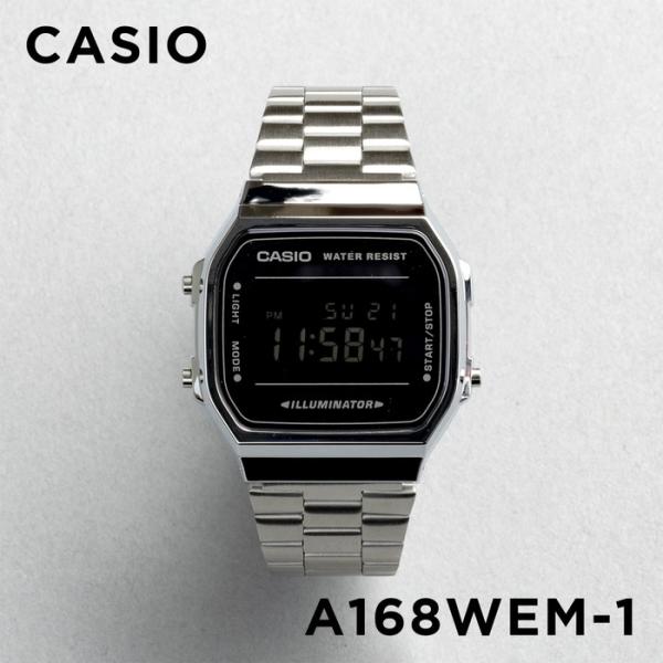 CASIO STANDARD 日本未発売 A168WA-1W 海外モデル スタンダード デジタル 並行輸入品 10年保証 日本未発売 CASIO
