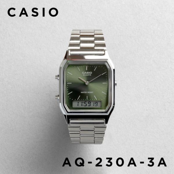 商品の本体に小キズがあります。商品自体は未使用品です。カシオAQ-230は、1980年代に隆盛を極めたアナデジ・ウォッチの系統を引き継ぐ、伝統的な腕時計です。モデルチェンジの過程で秒針が省略されてしまいましたが、これは退化ではなく、エレガン...