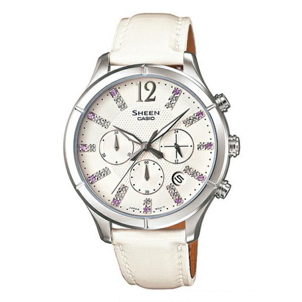 10年保証 送料無料 Casio Sheen カシオ シーン She 50l 7a 腕時計 レディース アナログ シルバー