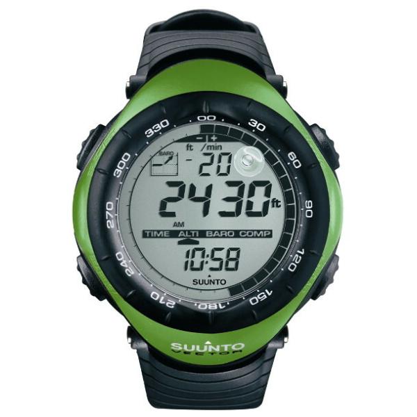 送料無料 Suunto スント ベクター ライムグリーン Ssm10 腕時計 最安値 グリーン 黒 ブラック 緑 デジタル アウトドア
