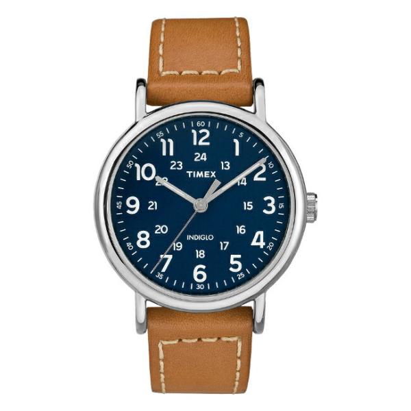 Timex タイメックス ウィークエンダー 40mm メンズ Tw2r 腕時計 レディース アナログ ネイビー ブラウン 茶 レザー 革ベルト