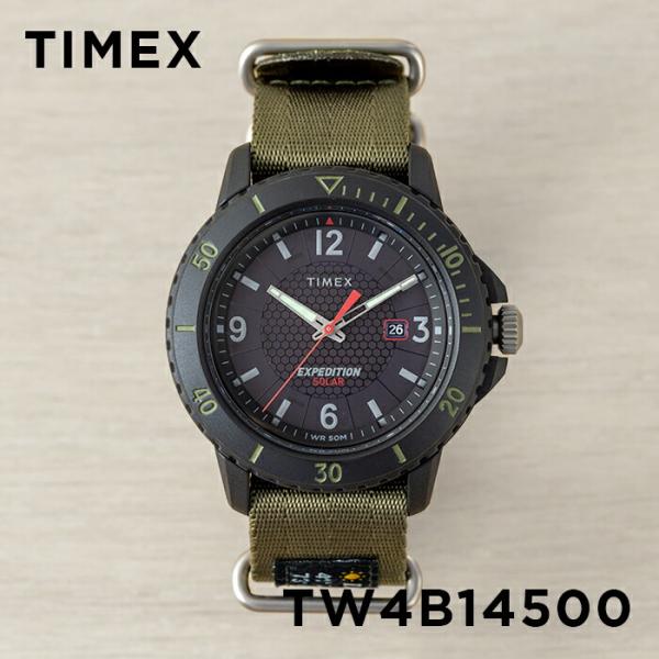 美品　タイメックス【TIMEX】ソーラー時計　TW4B14500 替えバンド付き 楽天市場】TIMEX EXPEDITION GALLATIN SOLAR 44MM タイメックス