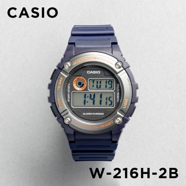 スタンダード デジタル CASIO STANDARD カシオ W-216H-2B 腕時計 時計