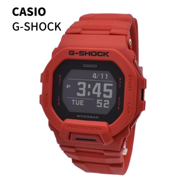 美品】カシオGーSQUAD/GBD200RD-4JF Casio G-SHOCK G-Squad GBD-200 Series World Time Quartz Men's