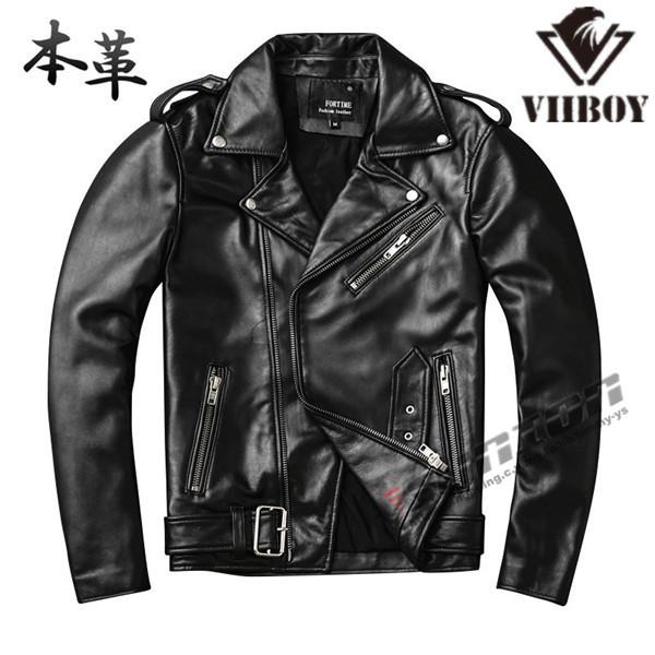 羊革 ジャケット ライダースジャケット ジャケット 革ジャン メンズ23