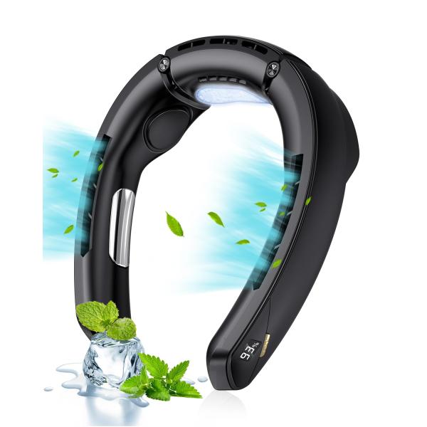 ネッククーラー 首掛け扇風機 冷却プレート 【2025年夏新型·大風量& Amazon.co.jp: ネッククーラー 首掛け扇風機 冷却プレート