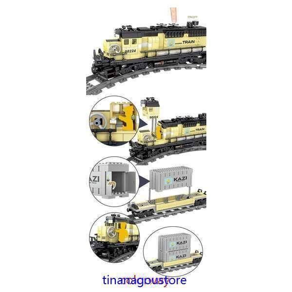ブロック 電車 動く おもちゃ Moc テクニック レゴ 互換 トレイン レール 駆動 機関車 クリスマスプレゼント chr チンアナ号ストア 通販 Yahoo ショッピング