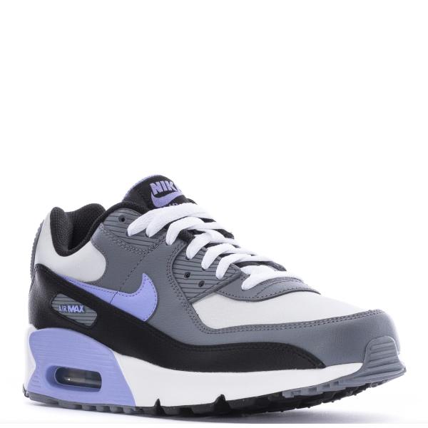 ナイキ エアマックス 90 GS Air Max 90 大人OK グレー/パープル AIR MAX ...